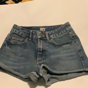 High rise shorts